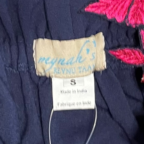 Mynah Reynu Taandon Anthropologie Zoya Open Shoulder Floral Swing Dress Size S‎ - Picture 3 of 6